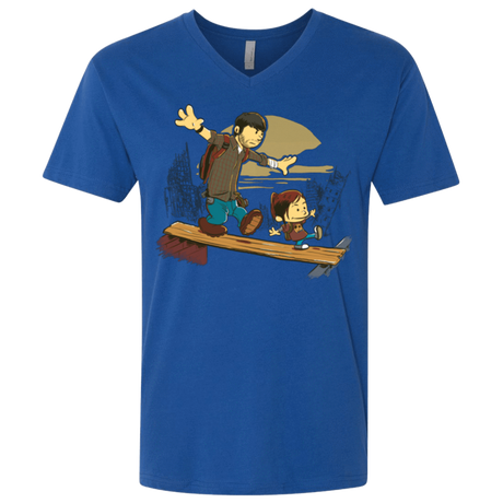 T-Shirts Royal / X-Small Just the 2 of Us Men's Premium V-Neck