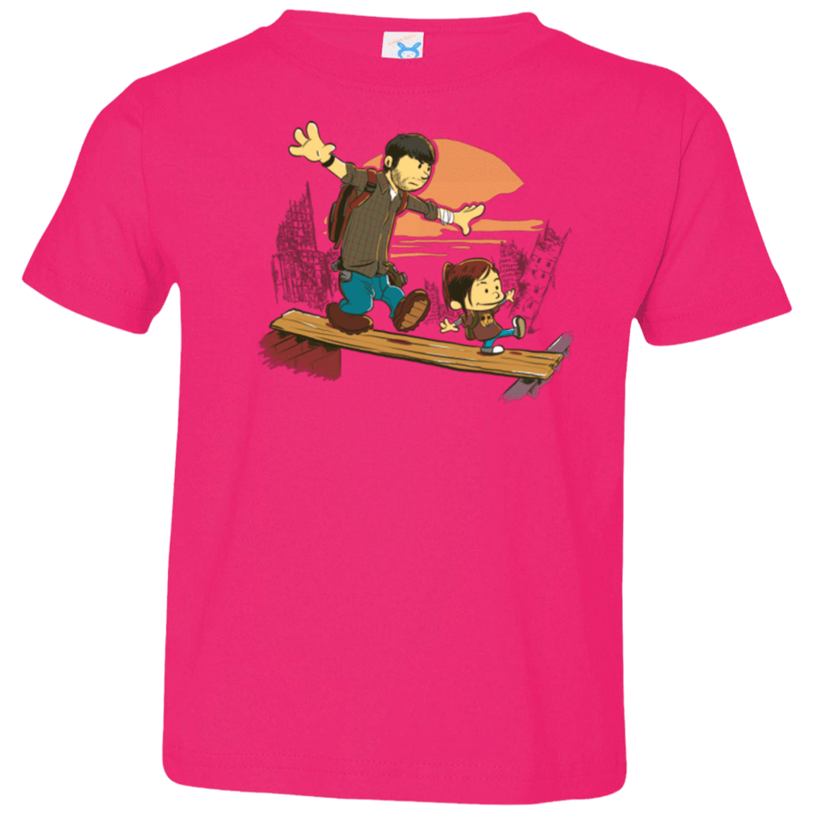 T-Shirts Hot Pink / 2T Just the 2 of Us Toddler Premium T-Shirt