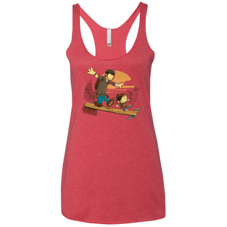 T-Shirts Vintage Red / X-Small Just the 2 of Us Women's Triblend Racerback Tank