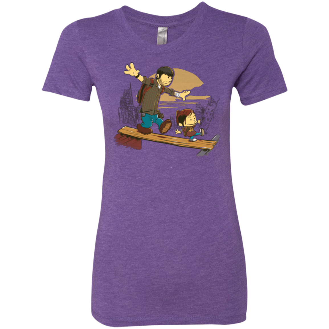 T-Shirts Purple Rush / Small Just the 2 of Us Women's Triblend T-Shirt