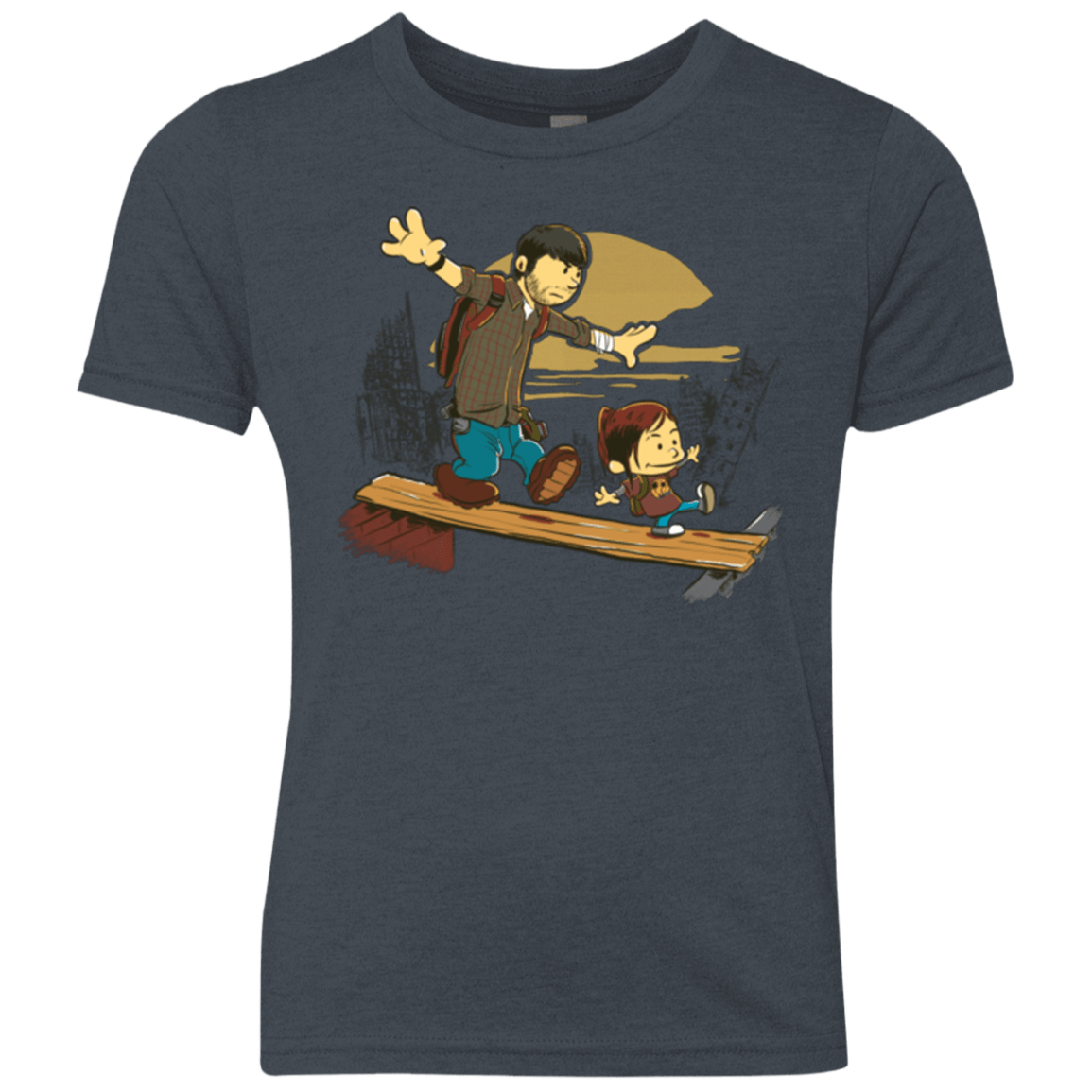 T-Shirts Vintage Navy / YXS Just the 2 of Us Youth Triblend T-Shirt