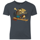 T-Shirts Vintage Navy / YXS Just the 2 of Us Youth Triblend T-Shirt