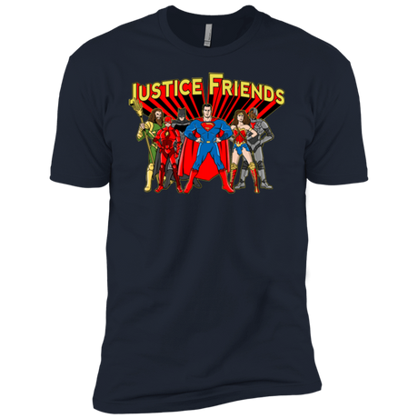 T-Shirts Midnight Navy / YXS Justice Friends Boys Premium T-Shirt