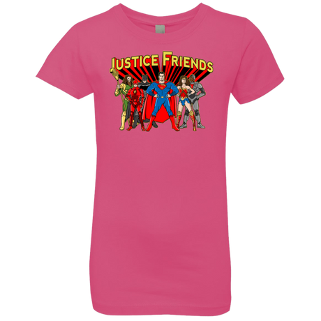 T-Shirts Hot Pink / YXS Justice Friends Girls Premium T-Shirt
