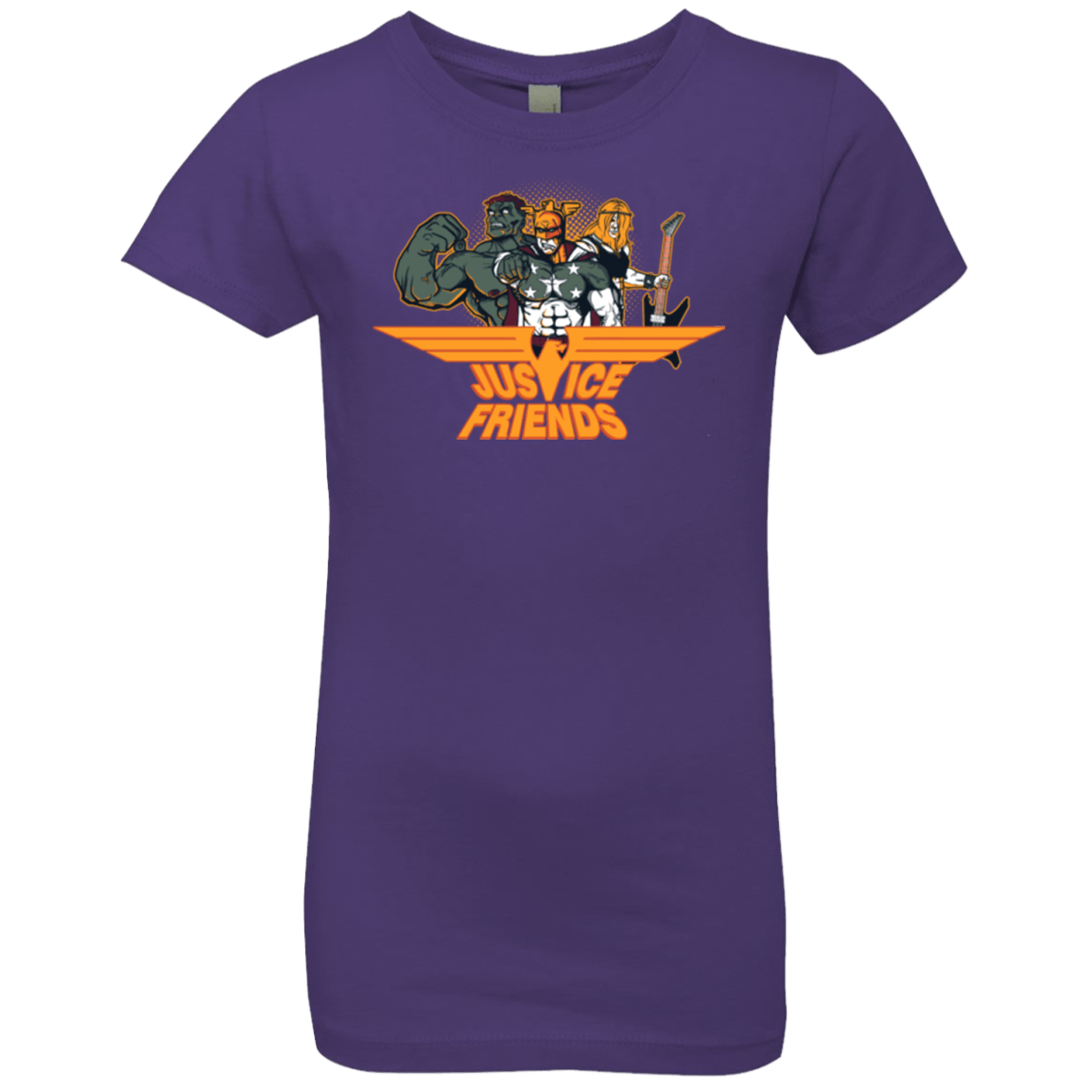 T-Shirts Purple Rush / YXS Justice Friends Girls Premium T-Shirt