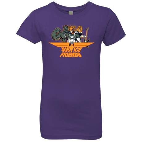T-Shirts Purple Rush / YXS Justice Friends Girls Premium T-Shirt