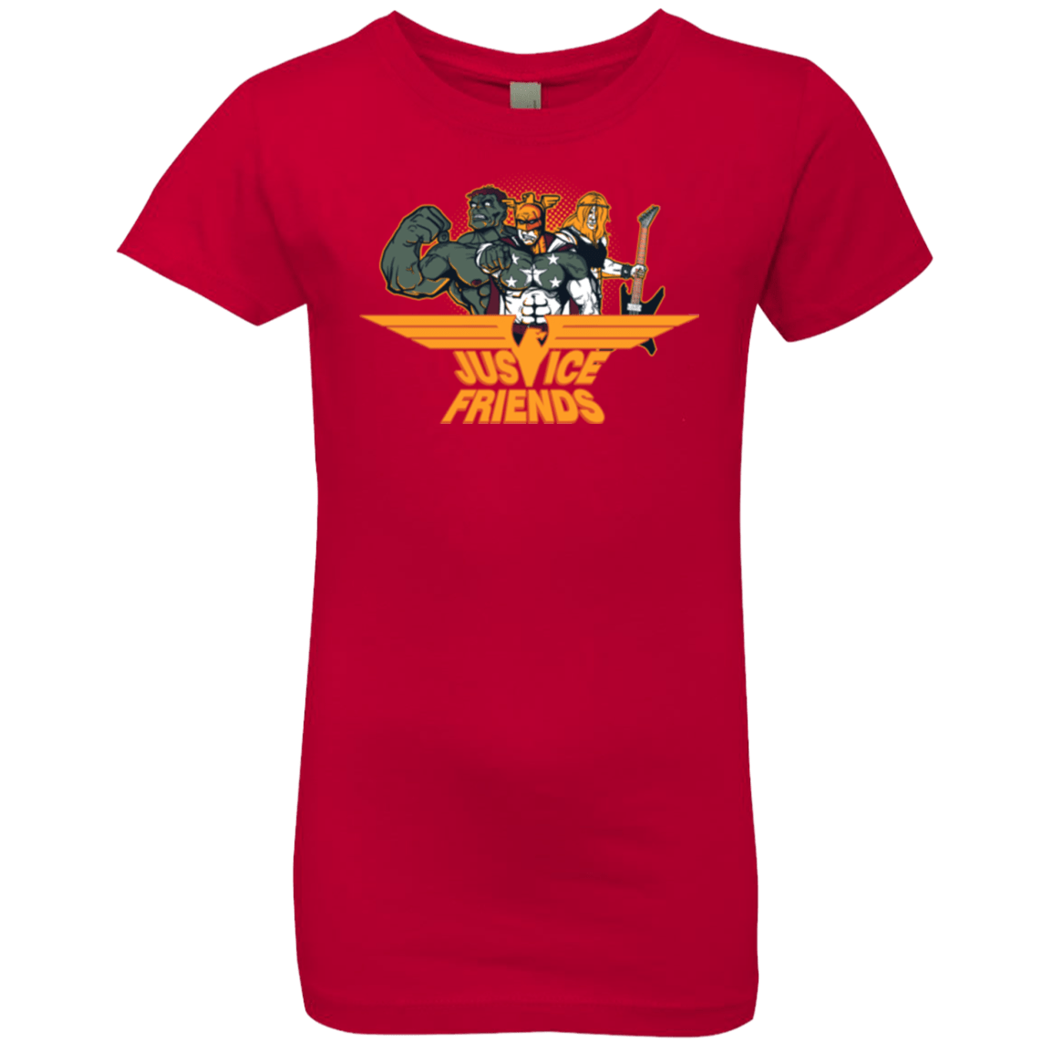 T-Shirts Red / YXS Justice Friends Girls Premium T-Shirt