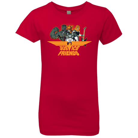 T-Shirts Red / YXS Justice Friends Girls Premium T-Shirt
