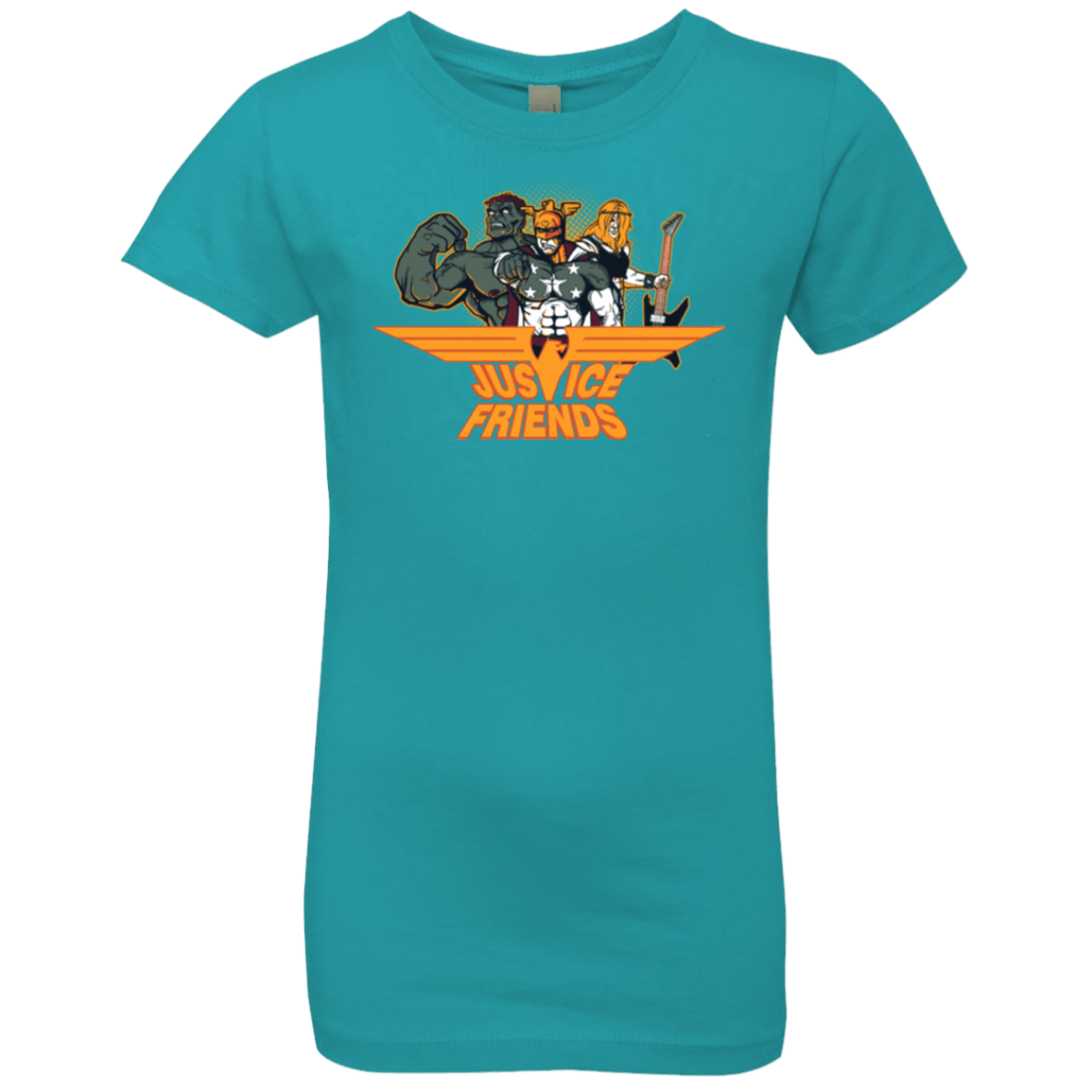 T-Shirts Tahiti Blue / YXS Justice Friends Girls Premium T-Shirt