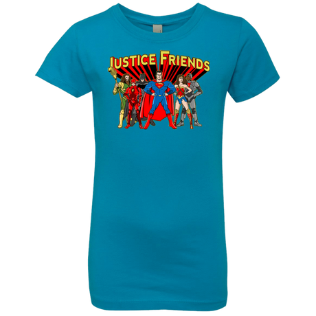 T-Shirts Turquoise / YXS Justice Friends Girls Premium T-Shirt