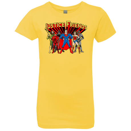 T-Shirts Vibrant Yellow / YXS Justice Friends Girls Premium T-Shirt