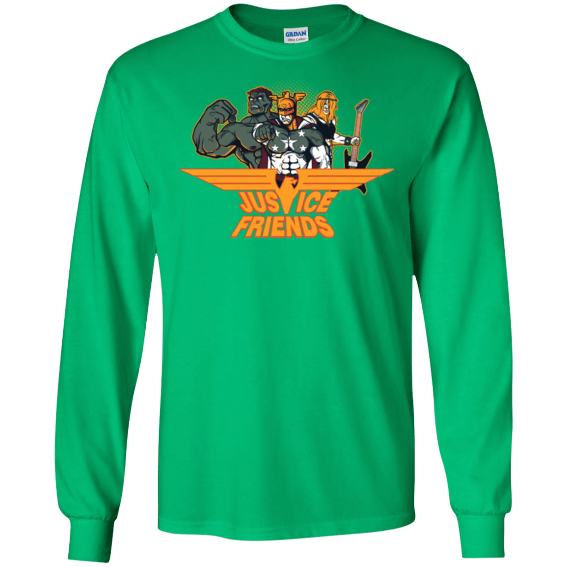 T-Shirts Irish Green / S Justice Friends Men's Long Sleeve T-Shirt