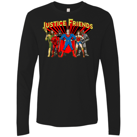 T-Shirts Black / Small Justice Friends Men's Premium Long Sleeve