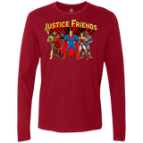 T-Shirts Cardinal / Small Justice Friends Men's Premium Long Sleeve
