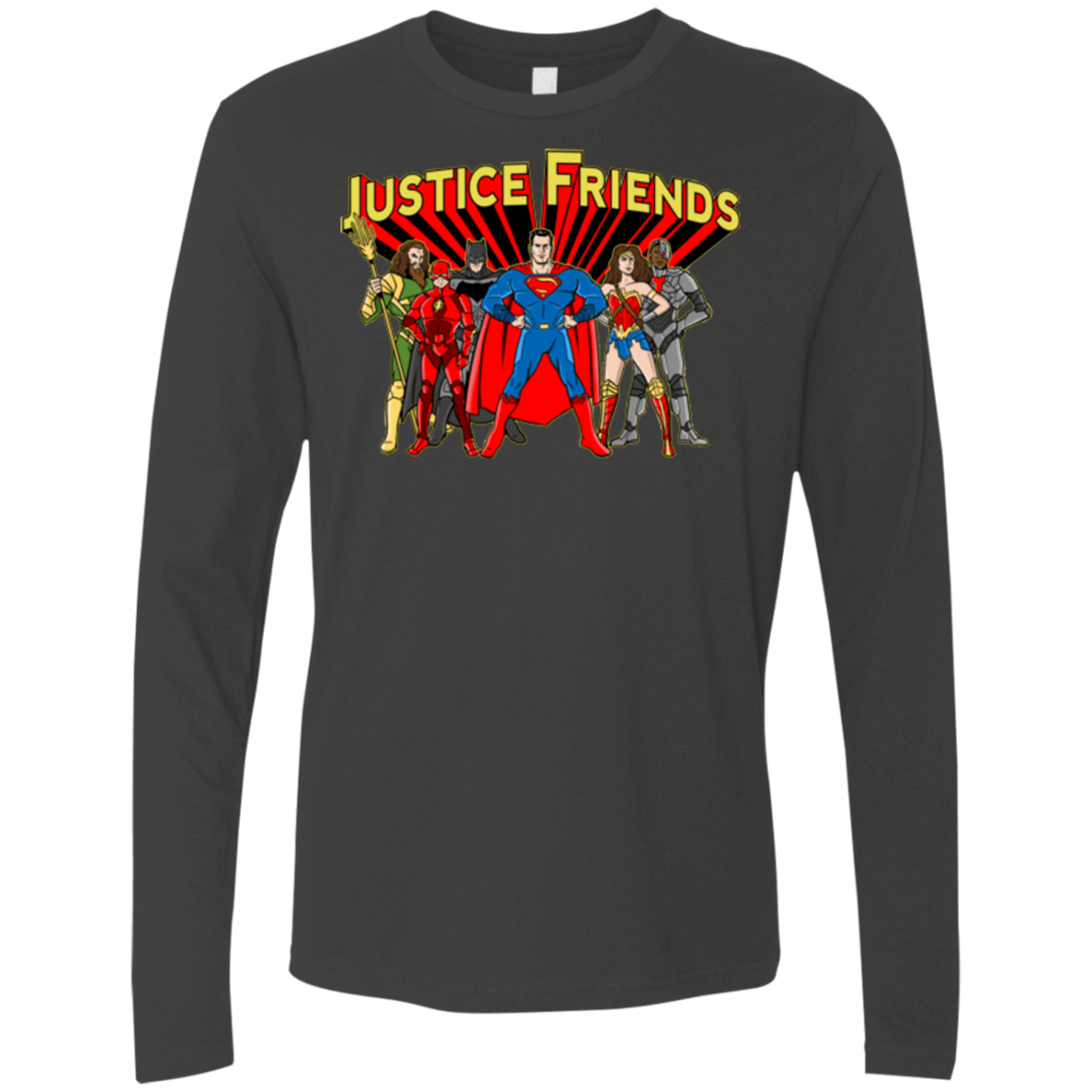 T-Shirts Heavy Metal / Small Justice Friends Men's Premium Long Sleeve