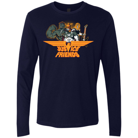 T-Shirts Midnight Navy / S Justice Friends Men's Premium Long Sleeve