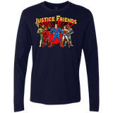 T-Shirts Midnight Navy / Small Justice Friends Men's Premium Long Sleeve