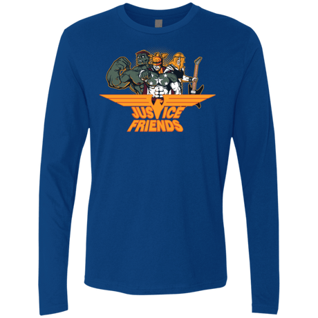 T-Shirts Royal / S Justice Friends Men's Premium Long Sleeve