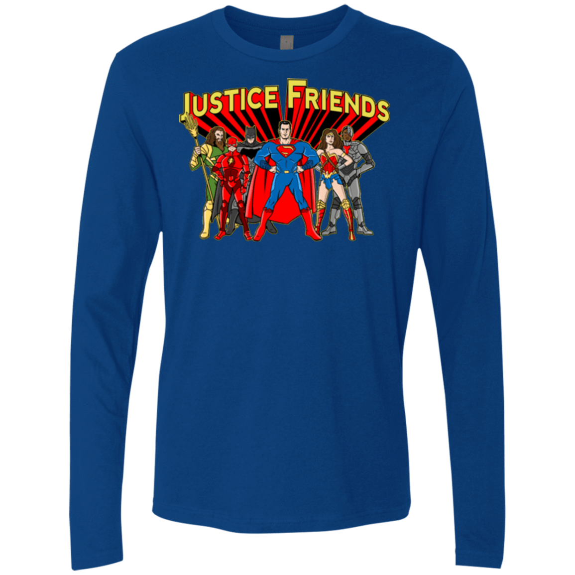 T-Shirts Royal / Small Justice Friends Men's Premium Long Sleeve