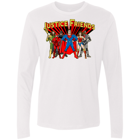 T-Shirts White / Small Justice Friends Men's Premium Long Sleeve