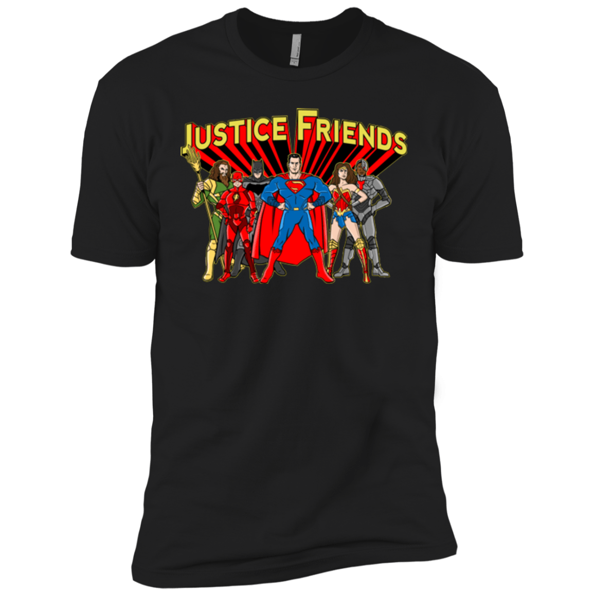 T-Shirts Black / X-Small Justice Friends Men's Premium T-Shirt