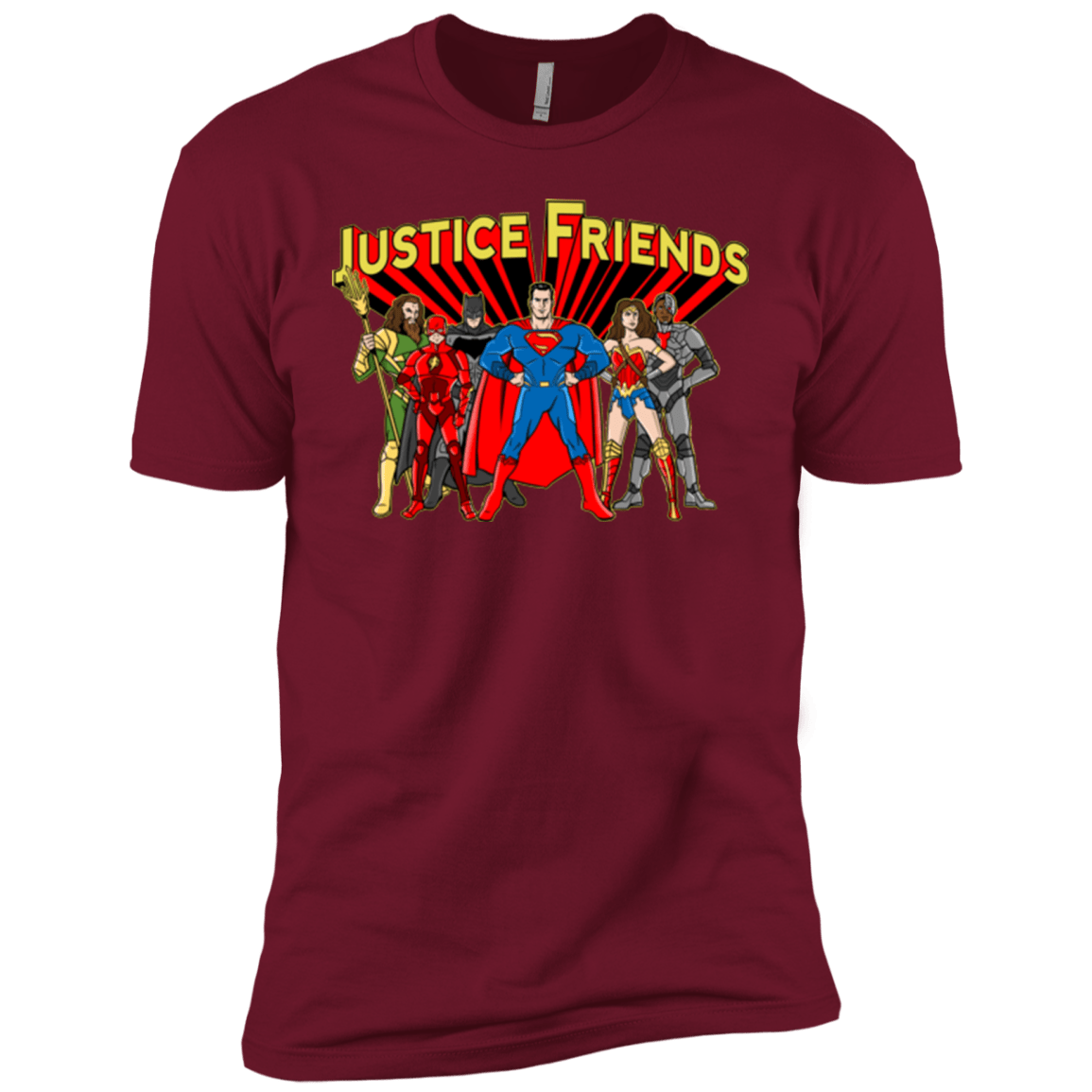 T-Shirts Cardinal / X-Small Justice Friends Men's Premium T-Shirt