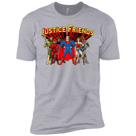 T-Shirts Heather Grey / X-Small Justice Friends Men's Premium T-Shirt