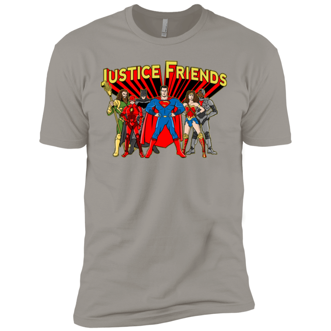 T-Shirts Light Grey / X-Small Justice Friends Men's Premium T-Shirt