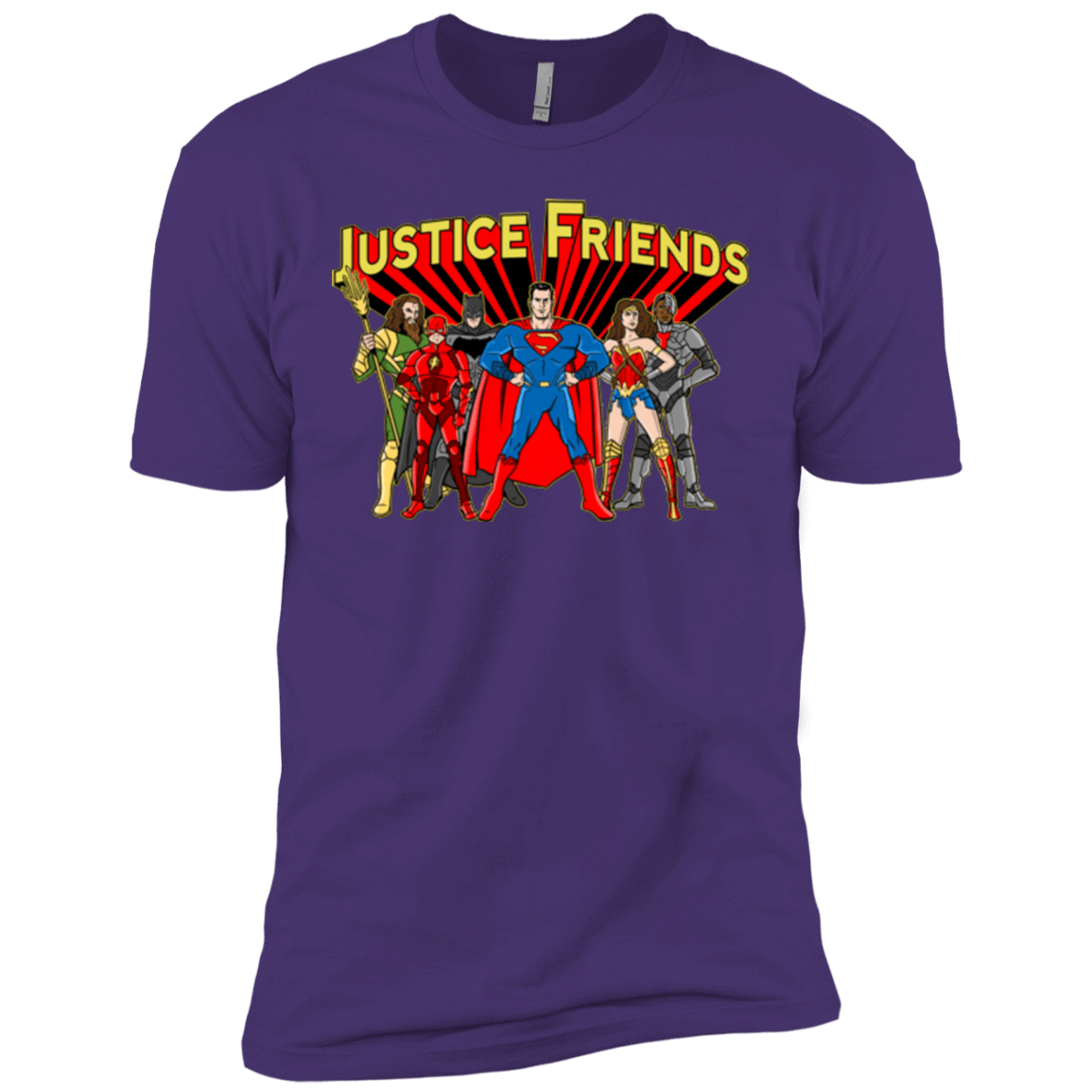 T-Shirts Purple / X-Small Justice Friends Men's Premium T-Shirt