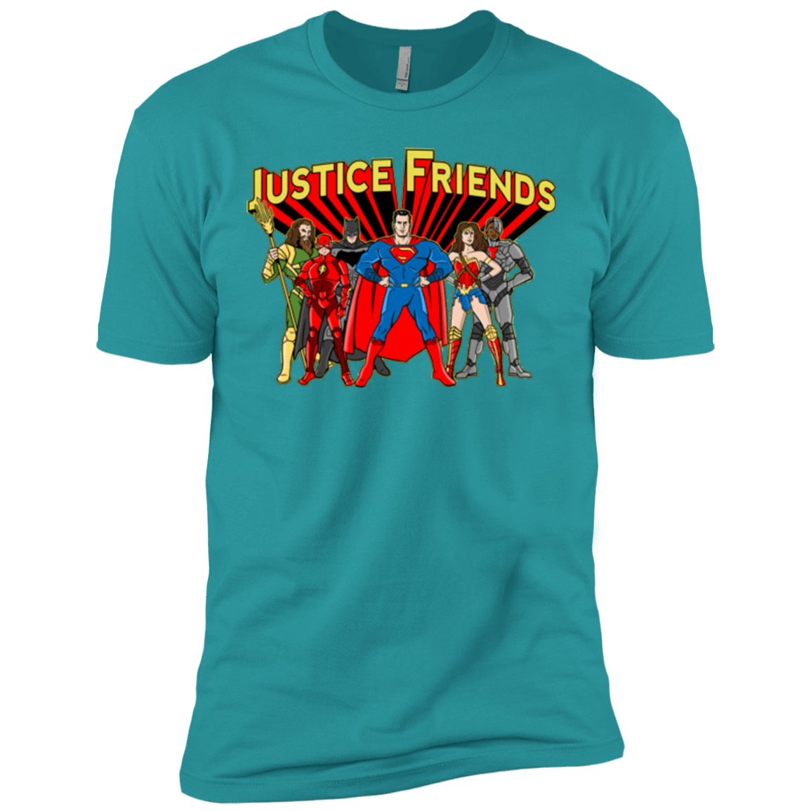 T-Shirts Tahiti Blue / X-Small Justice Friends Men's Premium T-Shirt