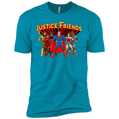 T-Shirts Turquoise / X-Small Justice Friends Men's Premium T-Shirt