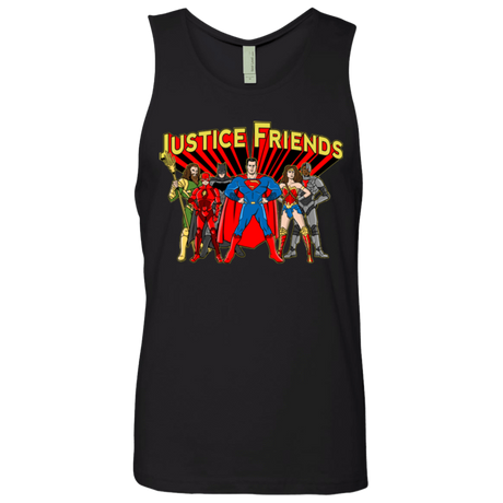 T-Shirts Black / Small Justice Friends Men's Premium Tank Top