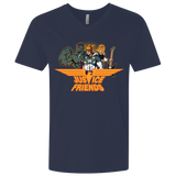 T-Shirts Midnight Navy / X-Small Justice Friends Men's Premium V-Neck