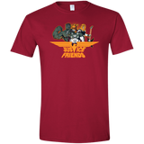 T-Shirts Cardinal Red / S Justice Friends Men's Semi-Fitted Softstyle