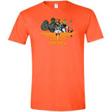 T-Shirts Orange / S Justice Friends Men's Semi-Fitted Softstyle