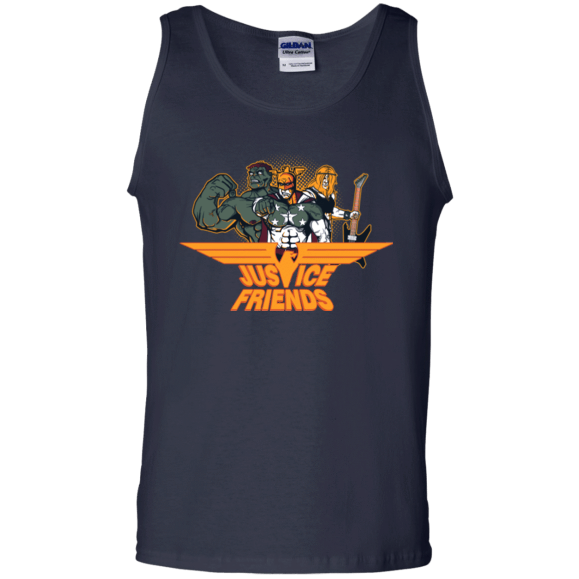 T-Shirts Navy / S Justice Friends Men's Tank Top
