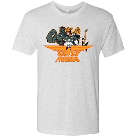 T-Shirts Heather White / S Justice Friends Men's Triblend T-Shirt