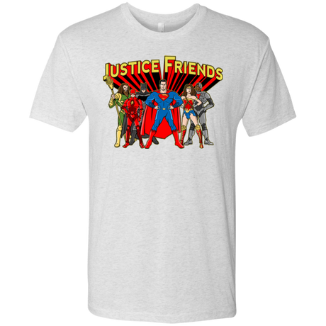 T-Shirts Heather White / Small Justice Friends Men's Triblend T-Shirt