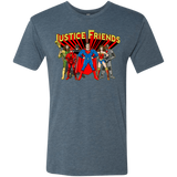 T-Shirts Indigo / Small Justice Friends Men's Triblend T-Shirt
