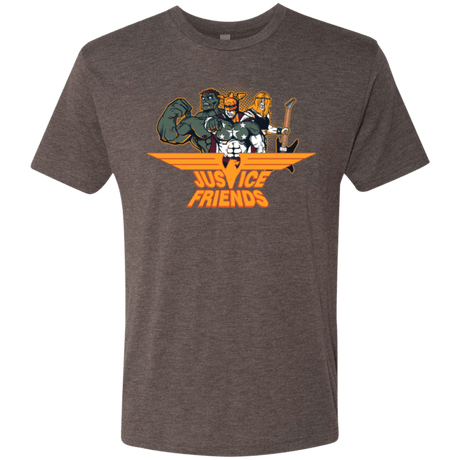 T-Shirts Macchiato / S Justice Friends Men's Triblend T-Shirt