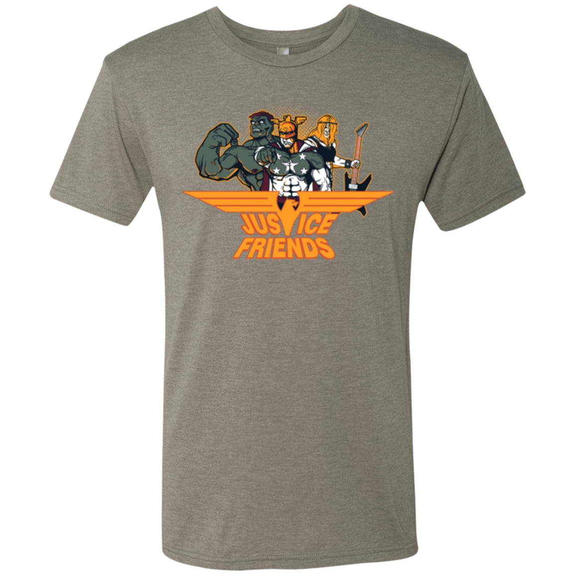 T-Shirts Venetian Grey / S Justice Friends Men's Triblend T-Shirt