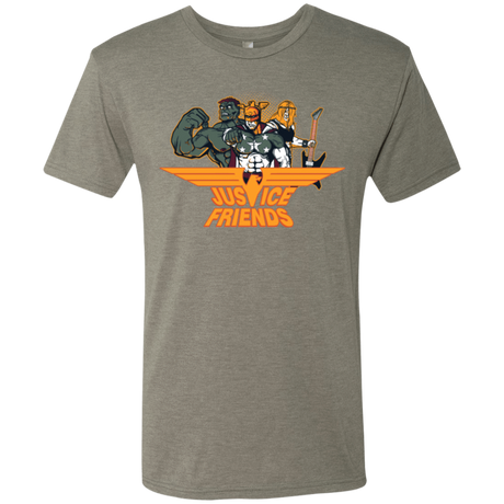 T-Shirts Venetian Grey / S Justice Friends Men's Triblend T-Shirt
