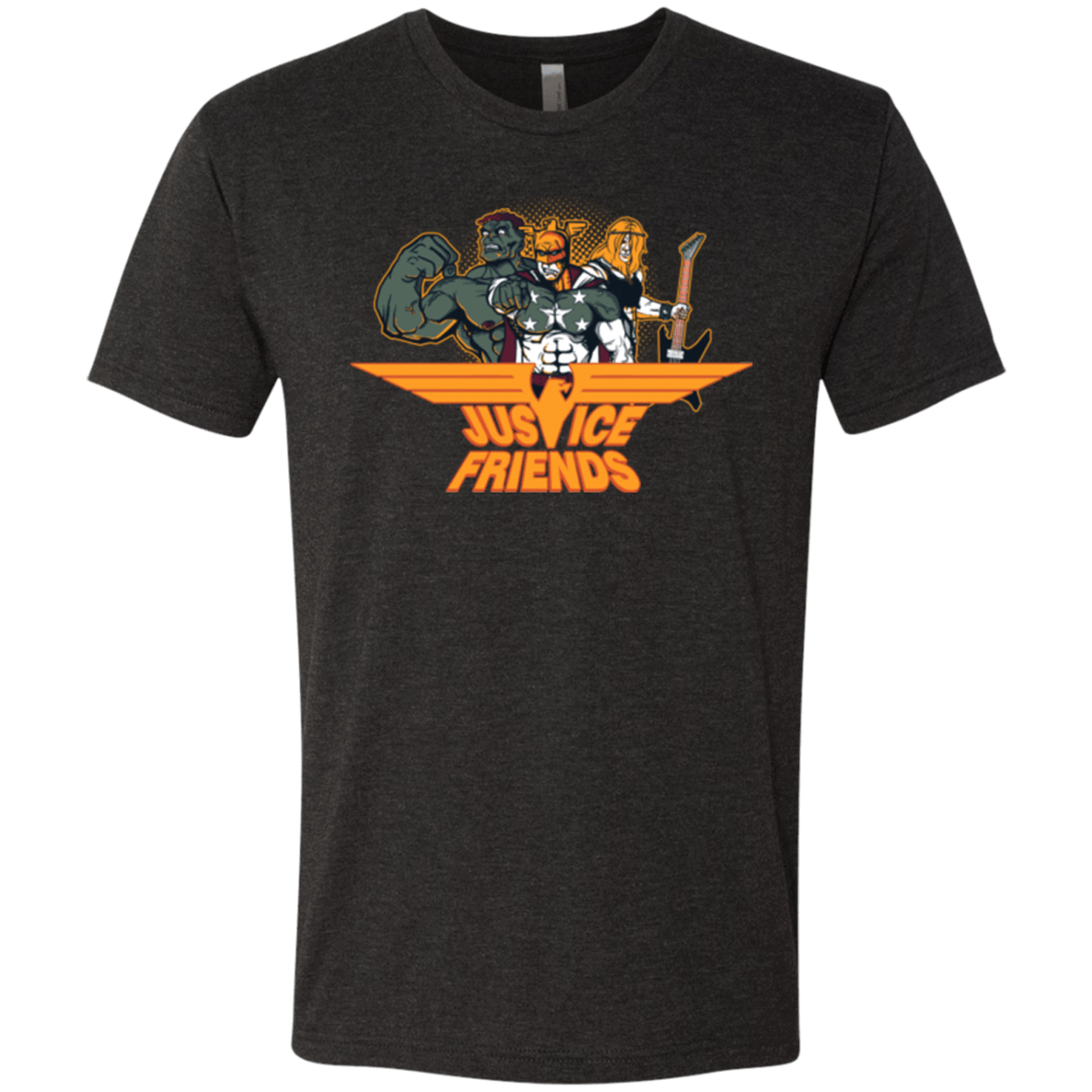 T-Shirts Vintage Black / S Justice Friends Men's Triblend T-Shirt