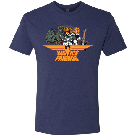 T-Shirts Vintage Navy / S Justice Friends Men's Triblend T-Shirt