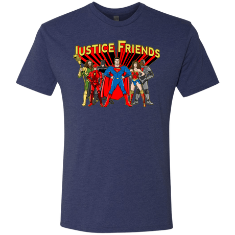 T-Shirts Vintage Navy / Small Justice Friends Men's Triblend T-Shirt