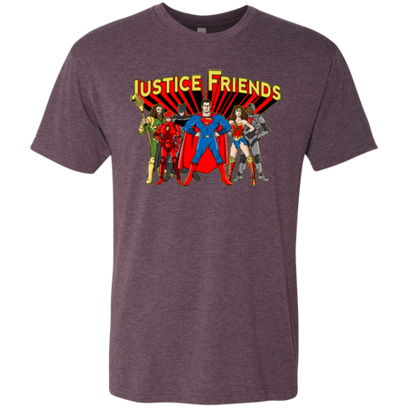 T-Shirts Vintage Purple / Small Justice Friends Men's Triblend T-Shirt