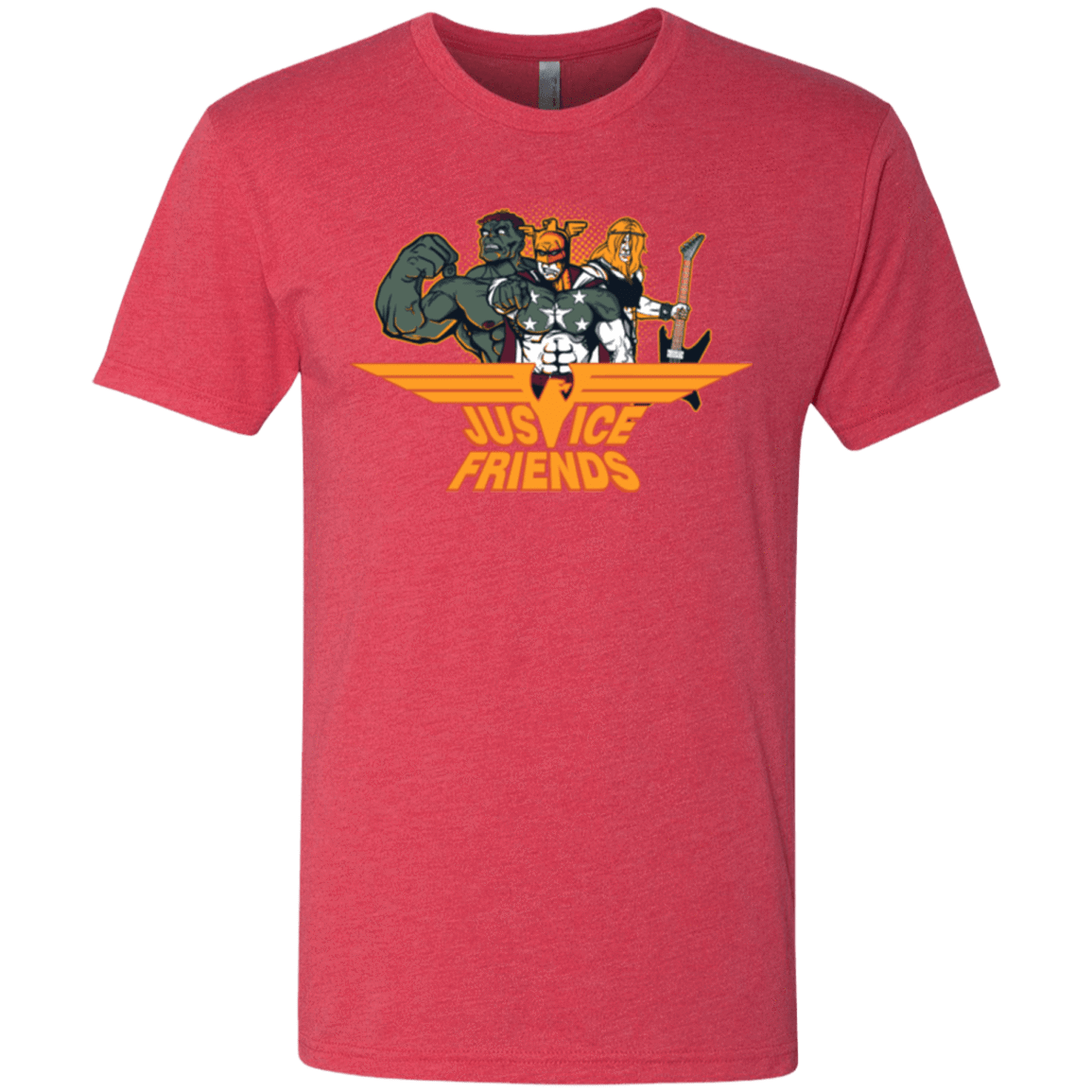 T-Shirts Vintage Red / S Justice Friends Men's Triblend T-Shirt