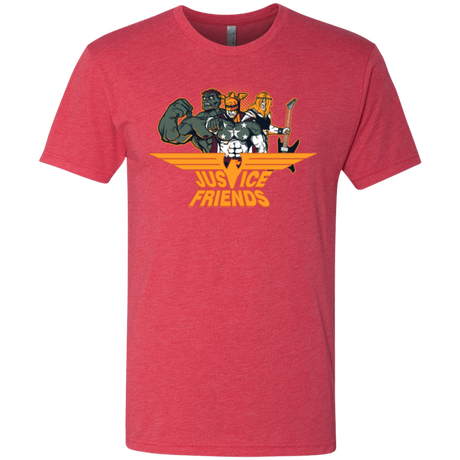 T-Shirts Vintage Red / S Justice Friends Men's Triblend T-Shirt