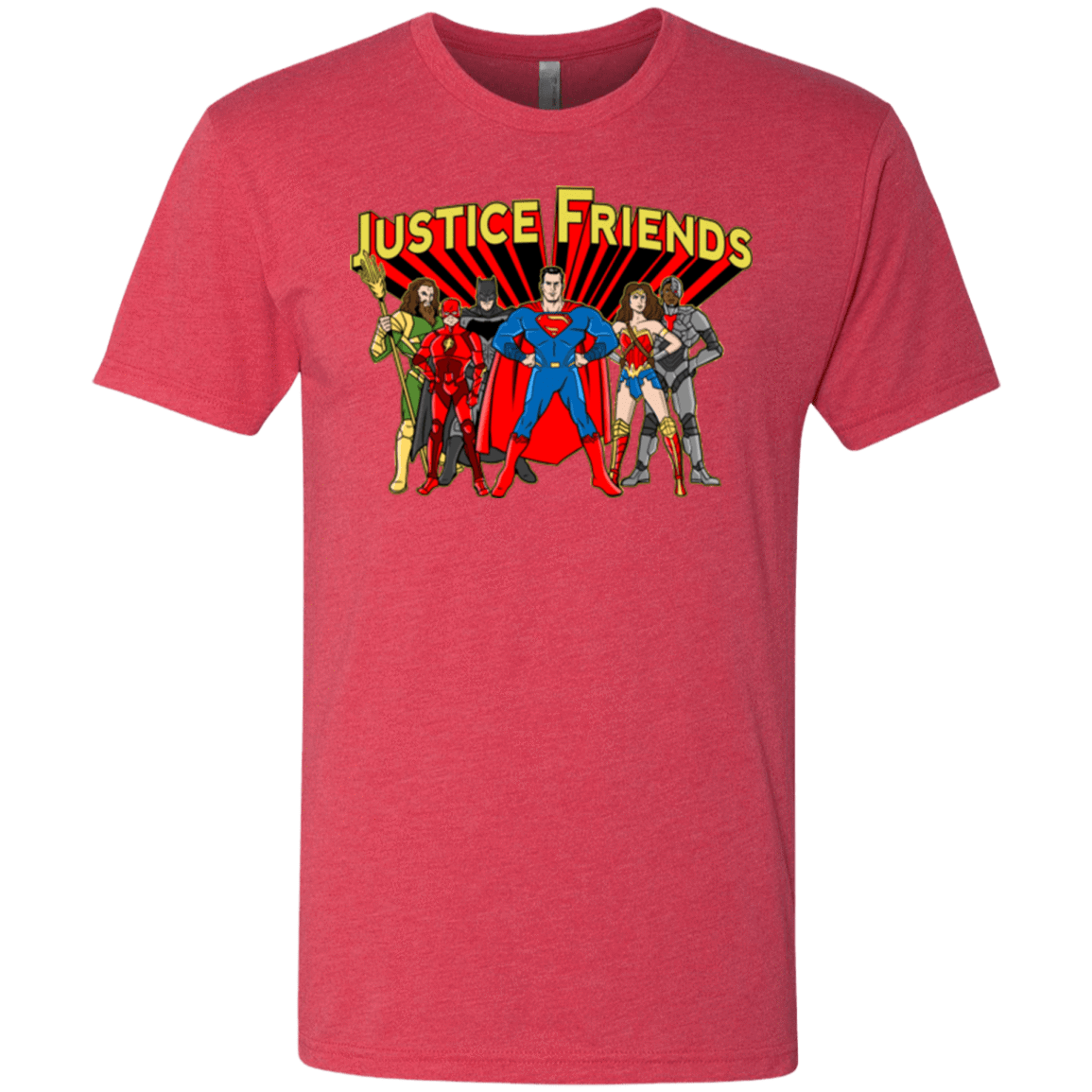 T-Shirts Vintage Red / Small Justice Friends Men's Triblend T-Shirt