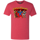 T-Shirts Vintage Red / Small Justice Friends Men's Triblend T-Shirt